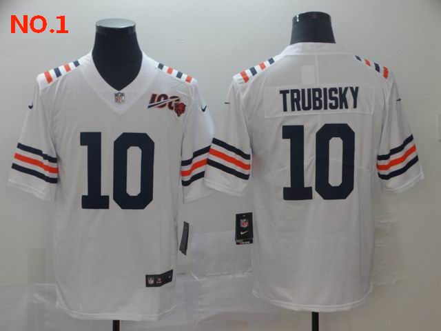 Men's Chicago Bears #10 Mitchell Trubisky Nike Jerseys-4
